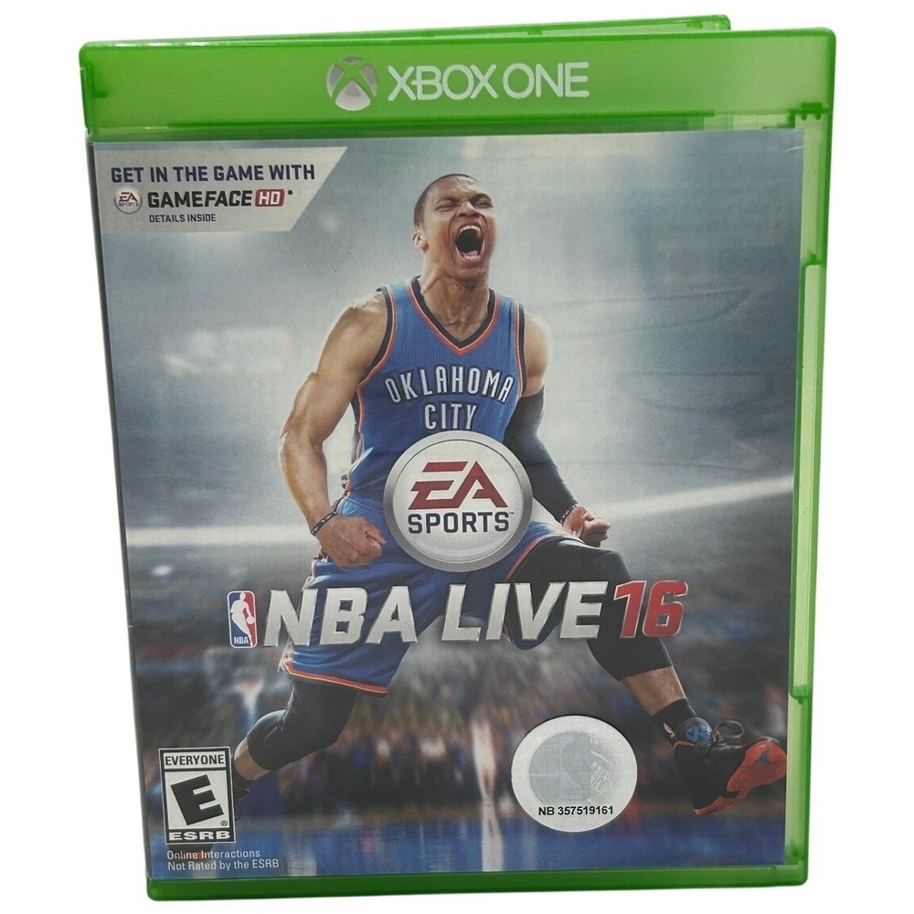 EA Sports NBA Live 16 Xbox One OS Green Exc Basketball Game Russell Westbrook